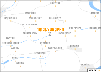 map of Mirolyubovka