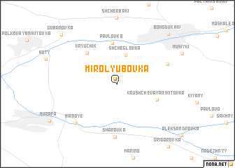 map of Mirolyubovka