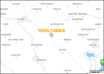 map of Mirolyubovo