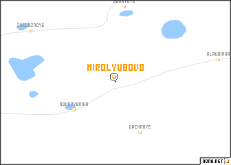 map of Mirolyubovo