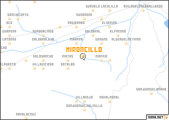 map of Mironcillo