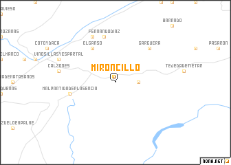 map of Mironcillo