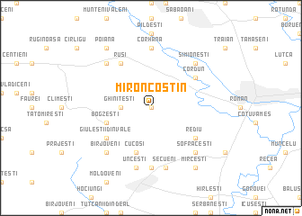 map of Miron Costin