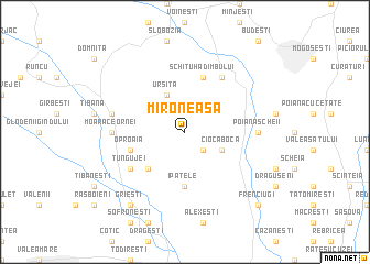 map of Mironeasa