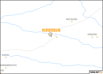 map of Mironova