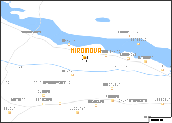 map of Mironova