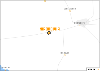 map of Mironovka