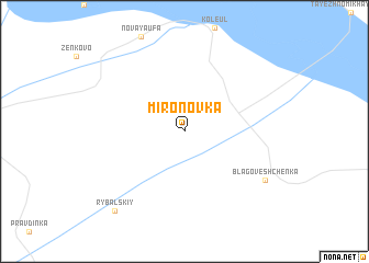 map of Mironovka