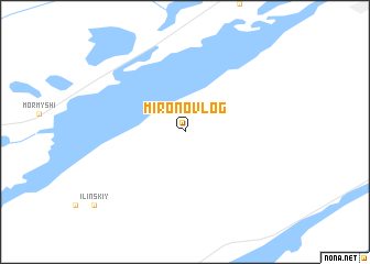 map of Mironov Log
