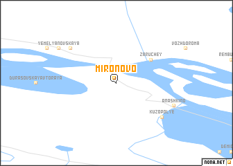 map of Mironovo