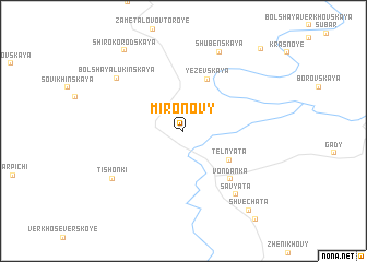 map of Mironovy