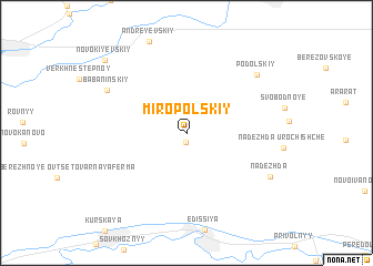 map of (( Miropol\