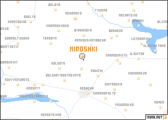 map of Miroshki