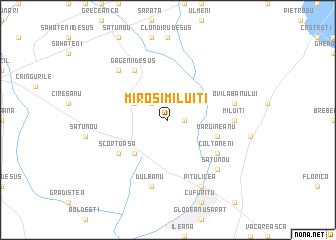 map of Miroşi Miluiţi