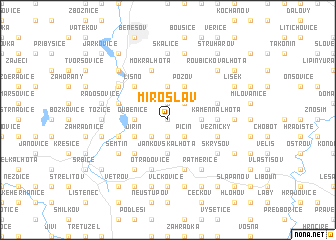 map of Miroslav