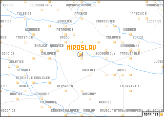 map of Miroslav