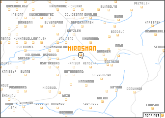 map of Mīr ‘Os̄mān