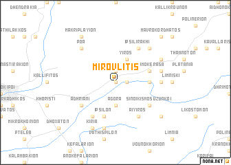 map of Mirovlítis