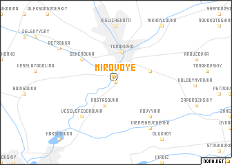 map of Mirovoye