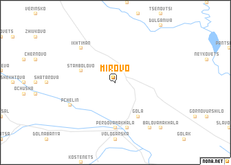 map of Mirovo