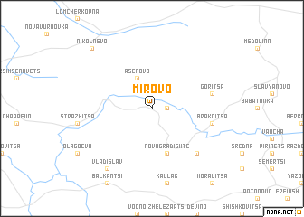 map of Mirovo