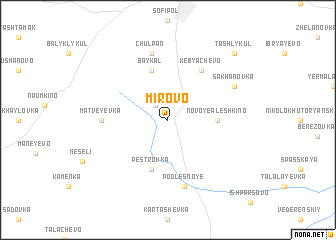 map of Mirovo