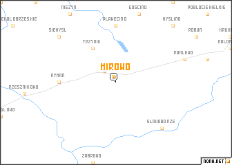 map of Mirowo