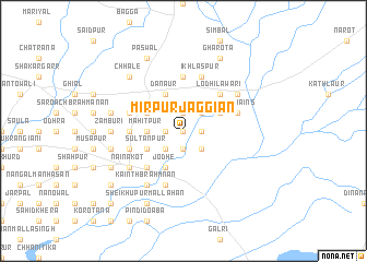 map of Mīrpur Jaggīān