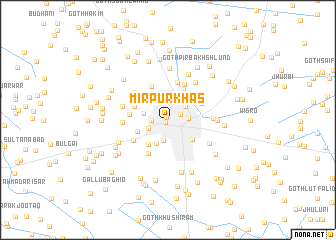 map of Mīrpur Khās