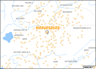 map of Mīrpur Sakro