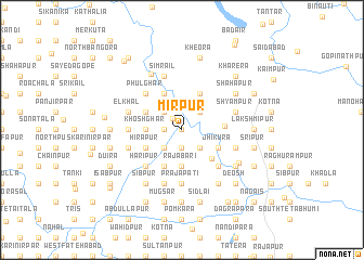 map of Mīrpur
