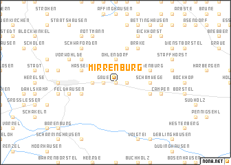 map of Mirrenburg