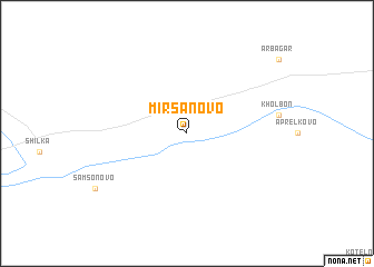 map of Mirsanovo