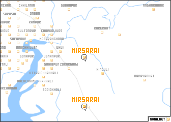 map of Mīrsarāi