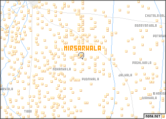 map of Mīrsarwāla