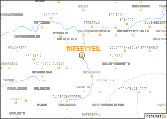 map of Mīr Seyyed