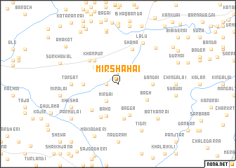 map of Mīr Shāhai