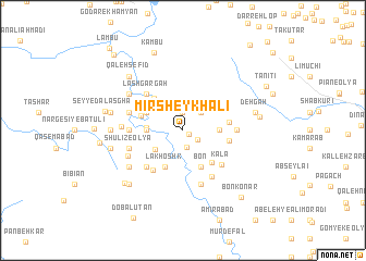 map of Mīrsheykhālī