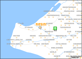 map of Mirsíni