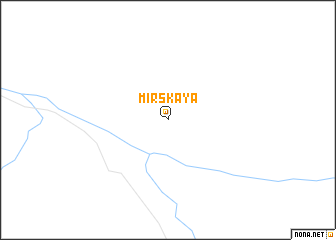 map of Mirskaya