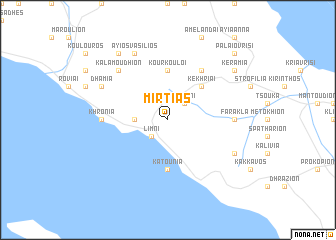 map of Mirtiás