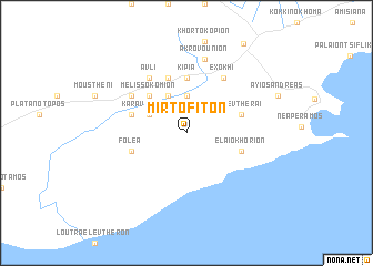 map of Mirtófiton