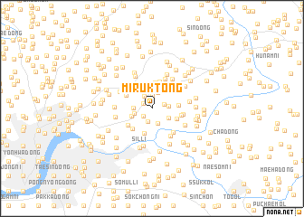 map of Mirŭk-tong