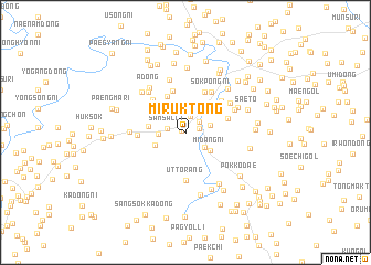 map of Mirŭk-tong