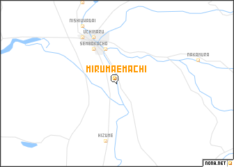 map of Mirumaemachi