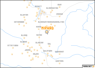 map of Mirwad