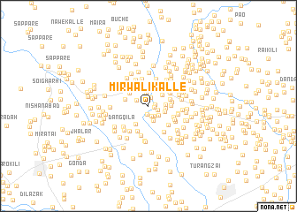 map of Mīrwāli Kalle