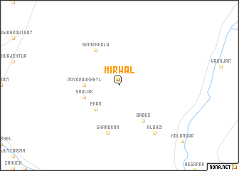 map of Mīrwāl