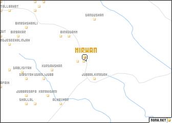 map of Mīrwān