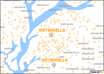 map of Miryān Kalla